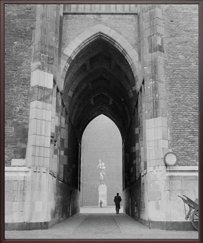 De Dom met het verzetsmonument - 1954