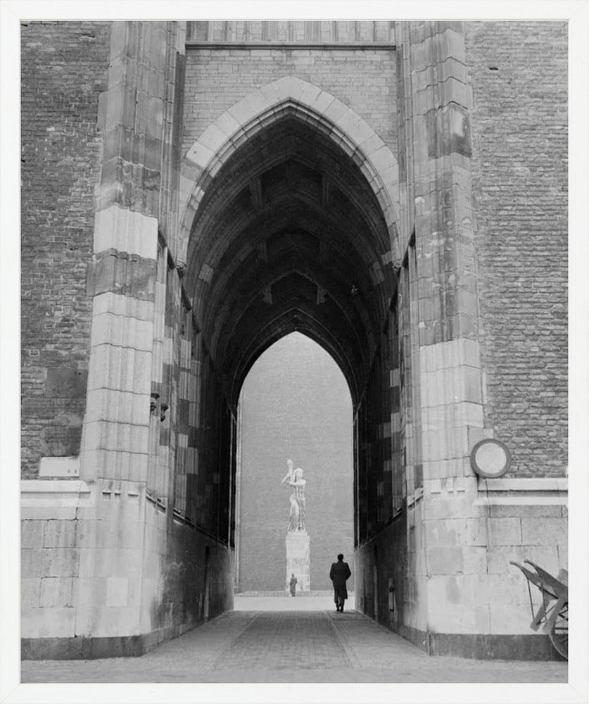 De Dom met het verzetsmonument - 1954