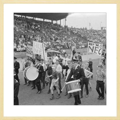 NEC-supporters in het Goffertstadion - 1964