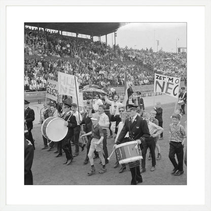 NEC-supporters in het Goffertstadion - 1964