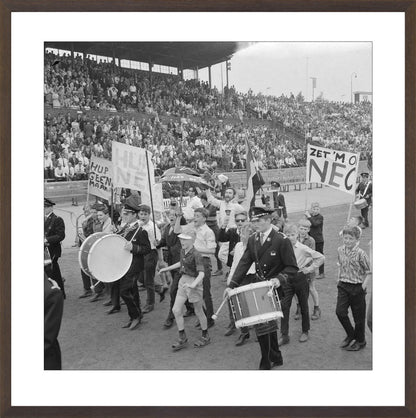 NEC-supporters in het Goffertstadion - 1964