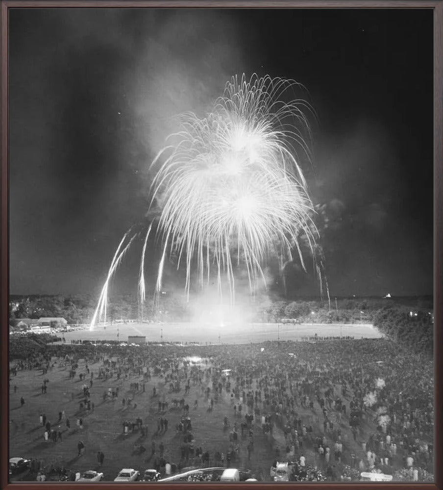 Vuurwerk op het Malieveld - 1965