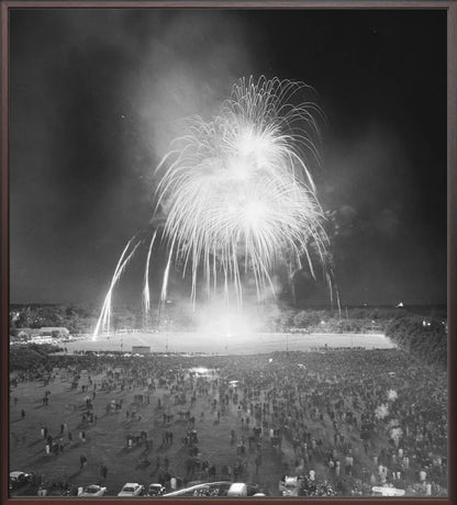 Vuurwerk op het Malieveld - 1965