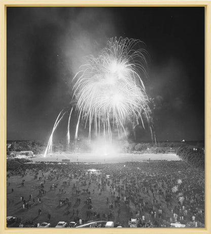 Vuurwerk op het Malieveld - 1965