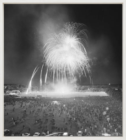 Vuurwerk op het Malieveld - 1965