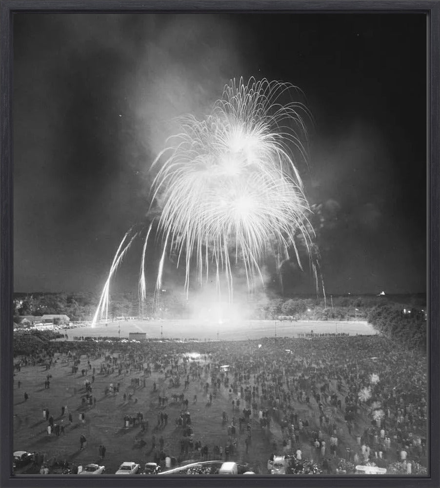 Vuurwerk op het Malieveld - 1965