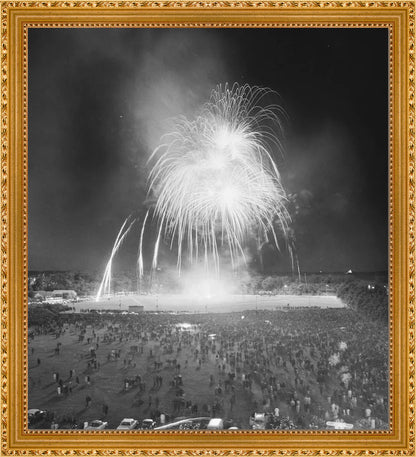 Vuurwerk op het Malieveld - 1965