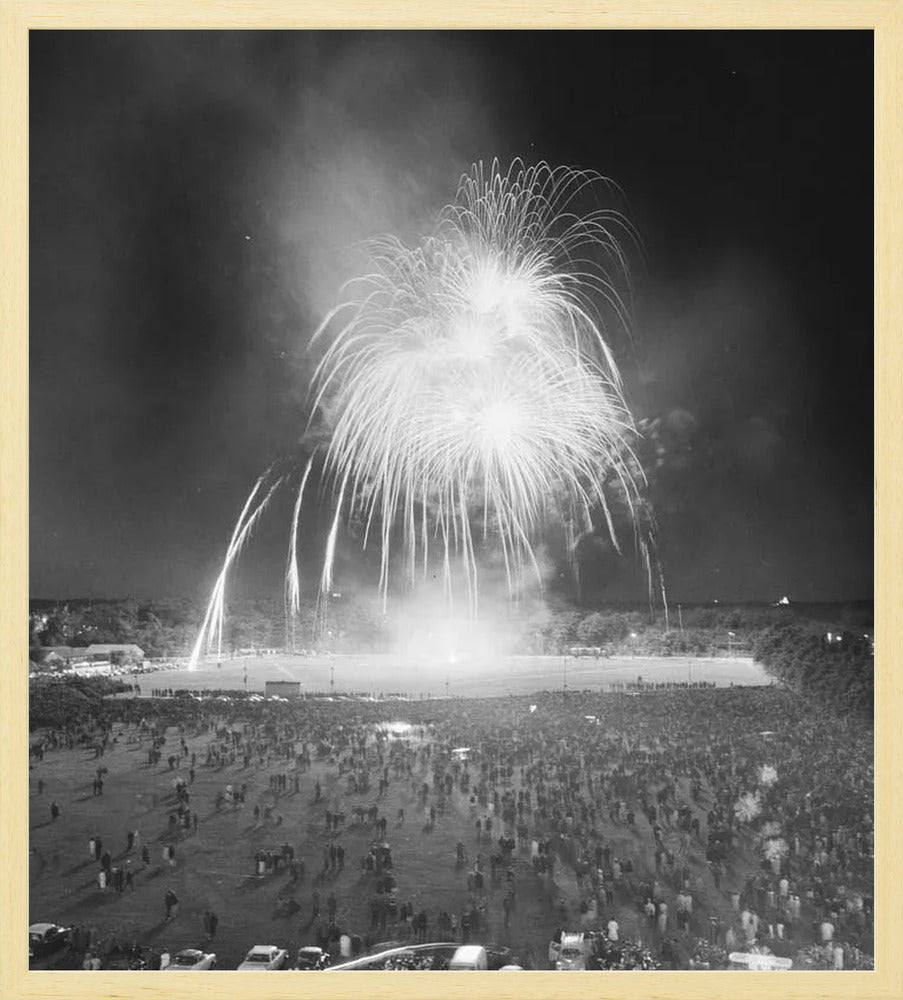 Vuurwerk op het Malieveld - 1965
