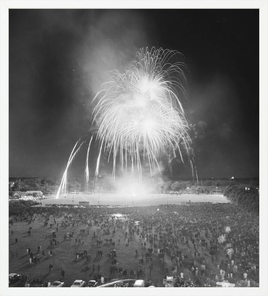 Vuurwerk op het Malieveld - 1965
