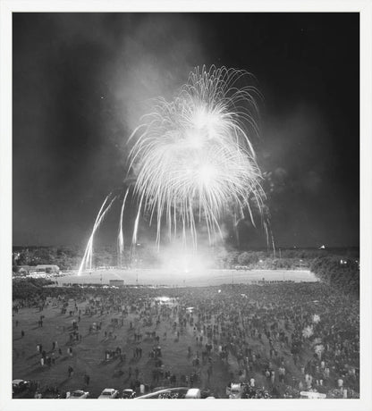 Vuurwerk op het Malieveld - 1965