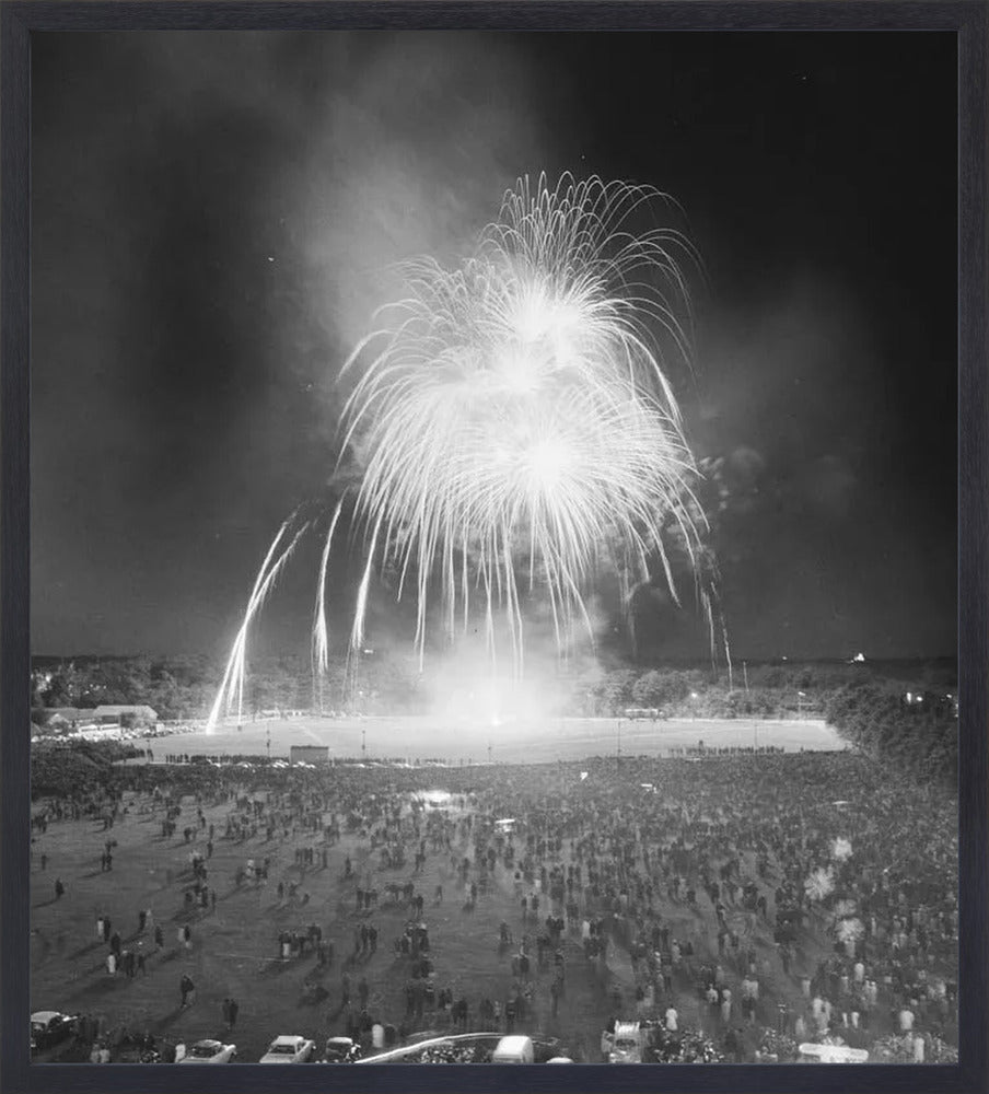 Vuurwerk op het Malieveld - 1965