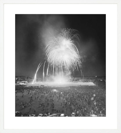 Vuurwerk op het Malieveld - 1965
