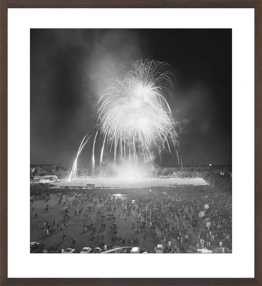 Vuurwerk op het Malieveld - 1965