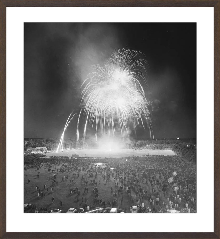 Vuurwerk op het Malieveld - 1965