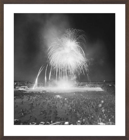 Vuurwerk op het Malieveld - 1965