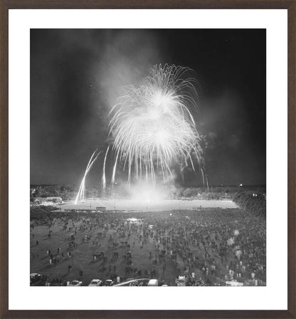 Vuurwerk op het Malieveld - 1965