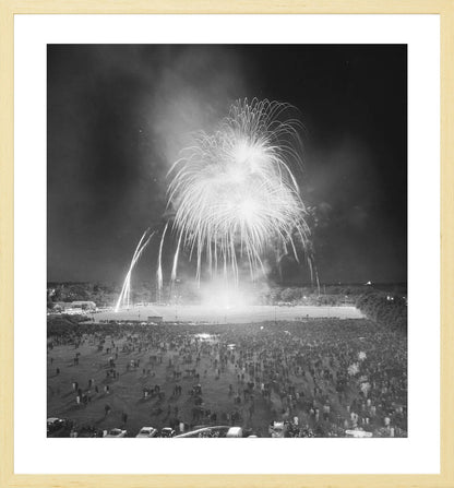 Vuurwerk op het Malieveld - 1965