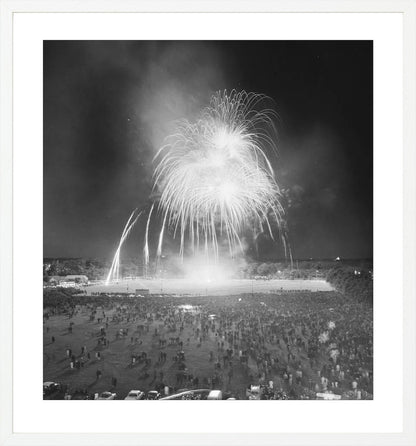 Vuurwerk op het Malieveld - 1965