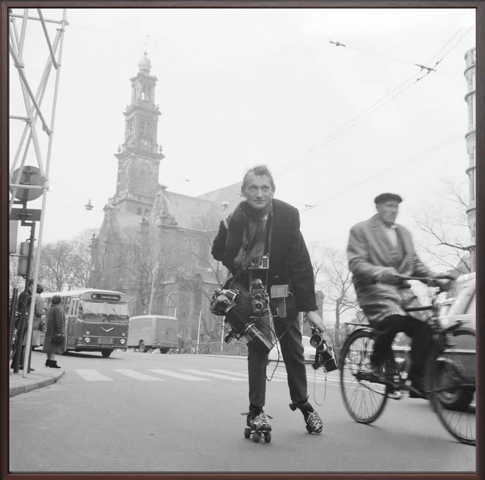 Rolschaatsen voor de Westerkerk - 1966