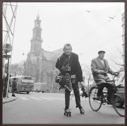 Rolschaatsen voor de Westerkerk - 1966