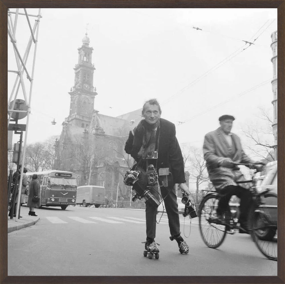 Rolschaatsen voor de Westerkerk - 1966