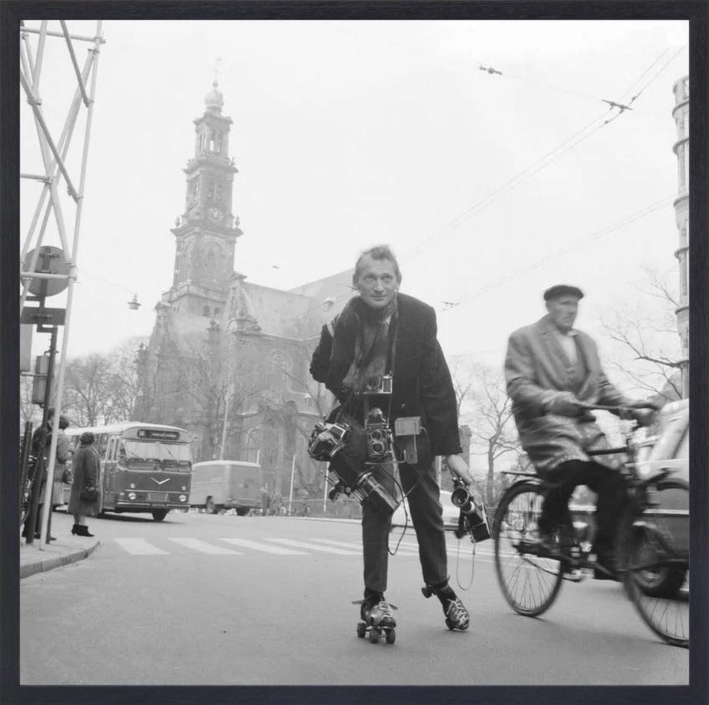 Rolschaatsen voor de Westerkerk - 1966