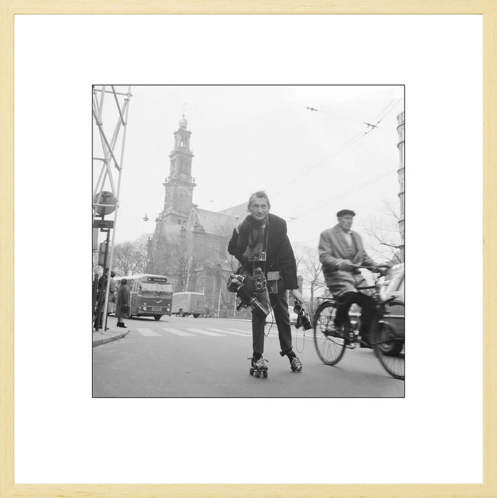 Rolschaatsen voor de Westerkerk - 1966
