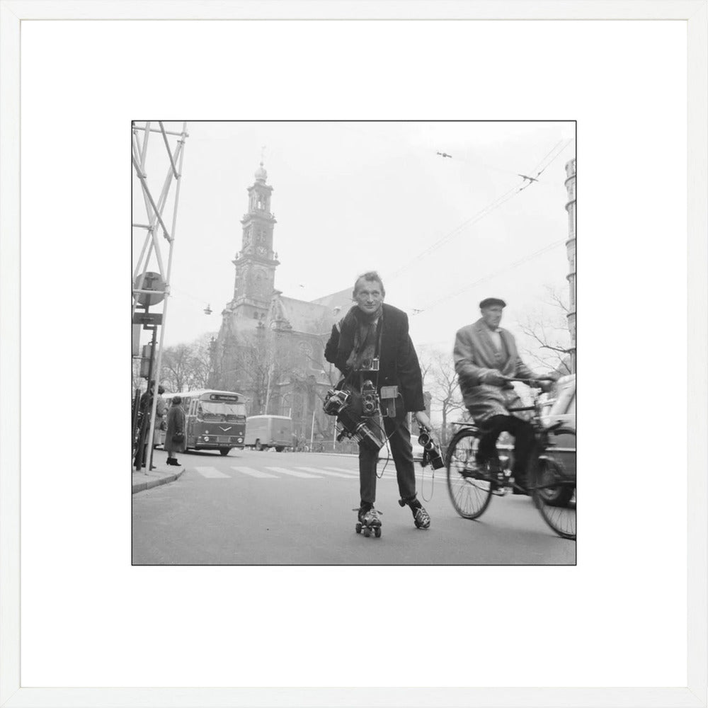 Rolschaatsen voor de Westerkerk - 1966