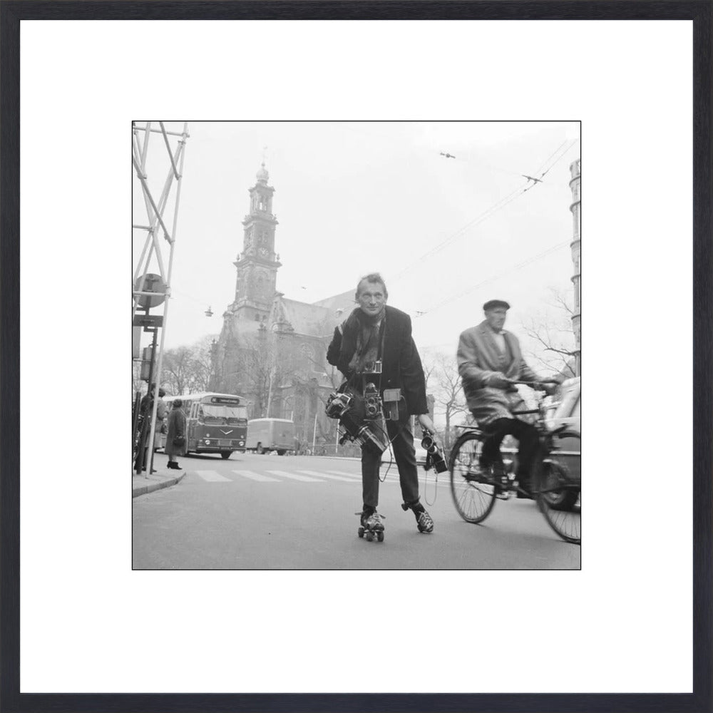 Rolschaatsen voor de Westerkerk - 1966