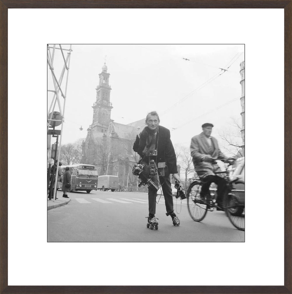 Rolschaatsen voor de Westerkerk - 1966