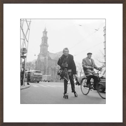 Rolschaatsen voor de Westerkerk - 1966
