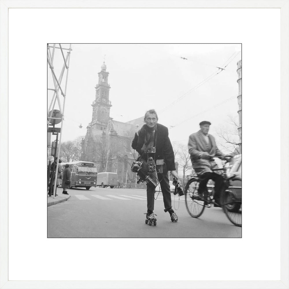 Rolschaatsen voor de Westerkerk - 1966