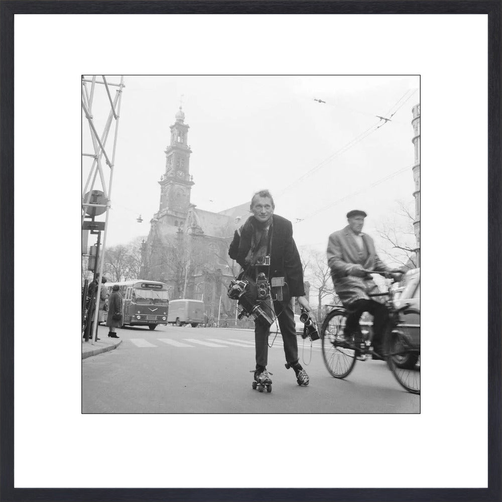 Rolschaatsen voor de Westerkerk - 1966