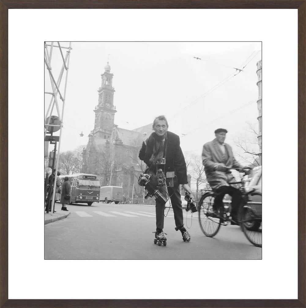 Rolschaatsen voor de Westerkerk - 1966
