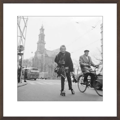 Rolschaatsen voor de Westerkerk - 1966