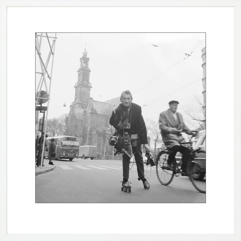 Rolschaatsen voor de Westerkerk - 1966