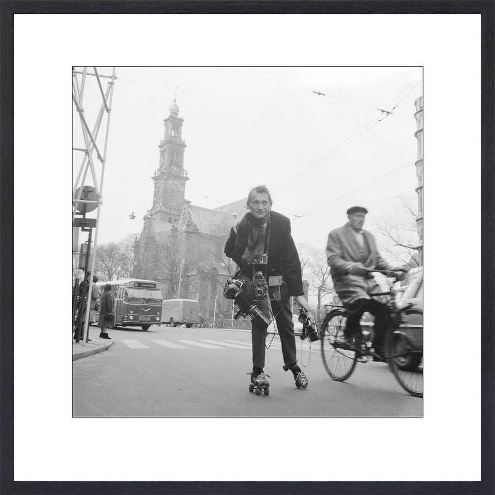 Rolschaatsen voor de Westerkerk - 1966