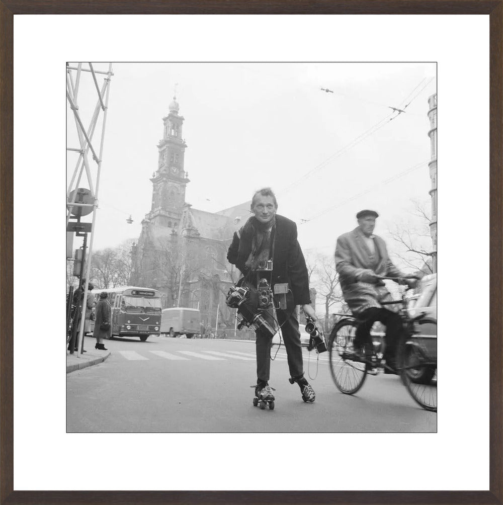 Rolschaatsen voor de Westerkerk - 1966