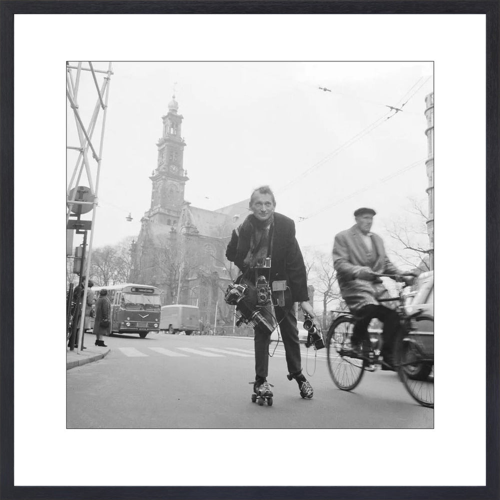 Rolschaatsen voor de Westerkerk - 1966