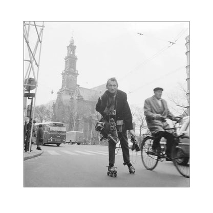 Rolschaatsen voor de Westerkerk - 1966