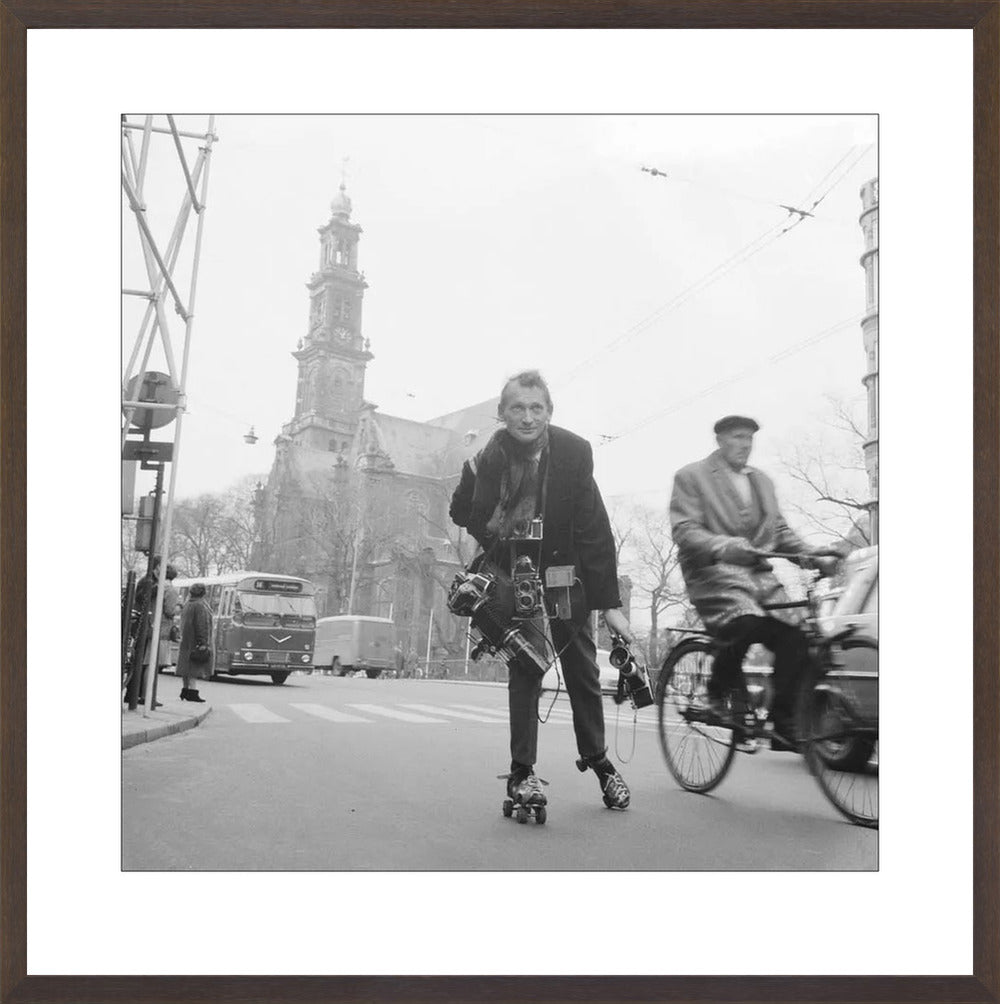 Rolschaatsen voor de Westerkerk - 1966