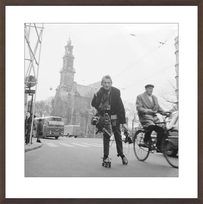 Rolschaatsen voor de Westerkerk - 1966