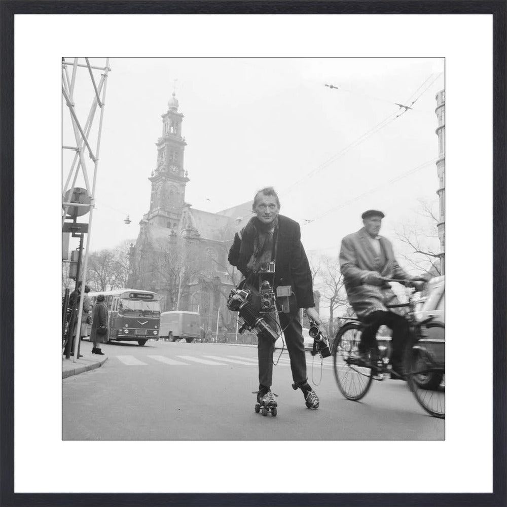 Rolschaatsen voor de Westerkerk - 1966