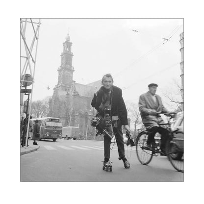 Rolschaatsen voor de Westerkerk - 1966