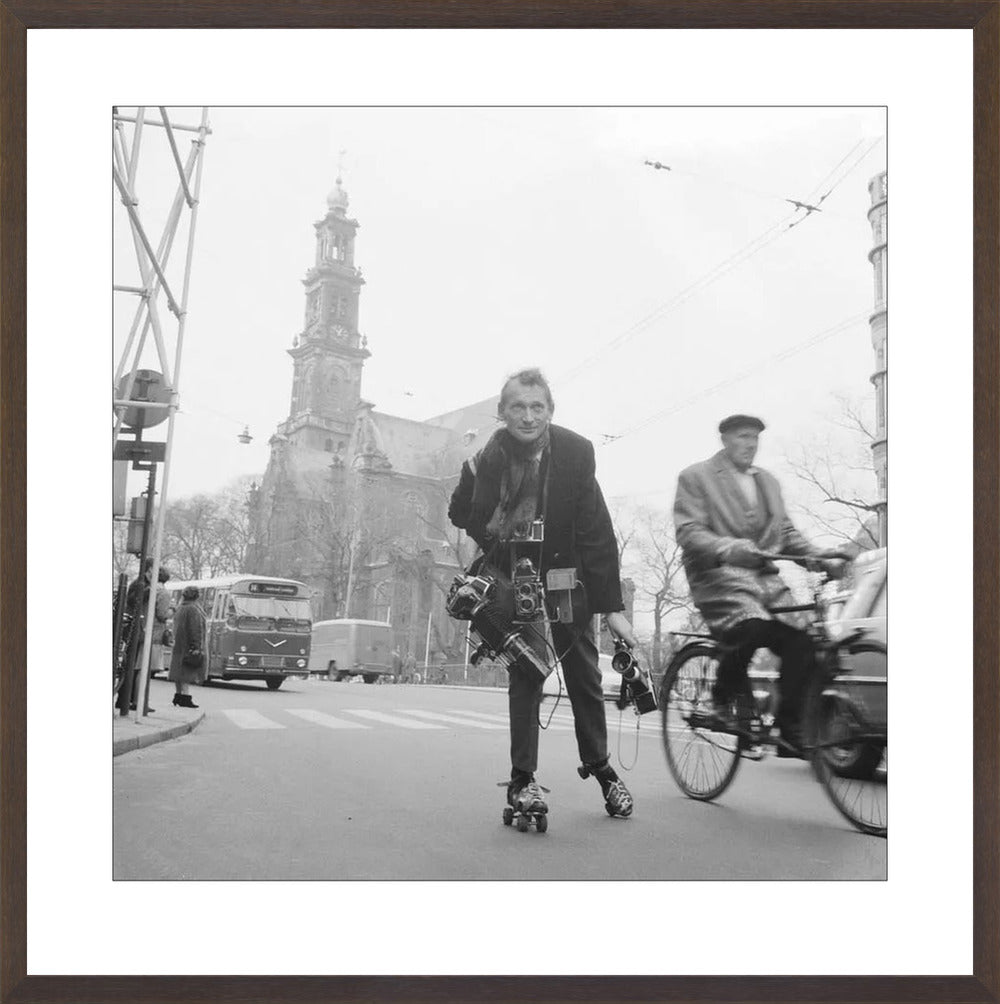 Rolschaatsen voor de Westerkerk - 1966