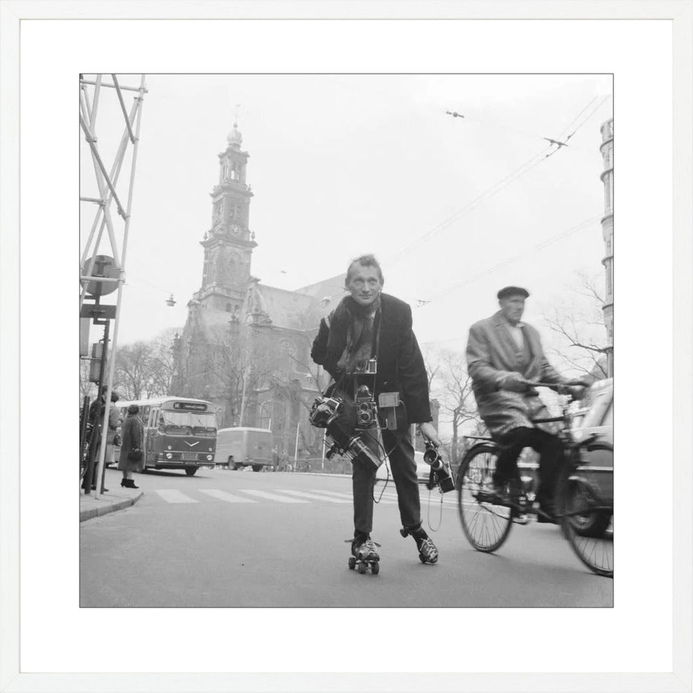 Rolschaatsen voor de Westerkerk - 1966