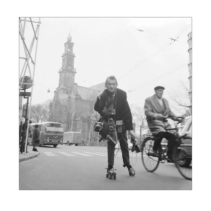 Rolschaatsen voor de Westerkerk - 1966