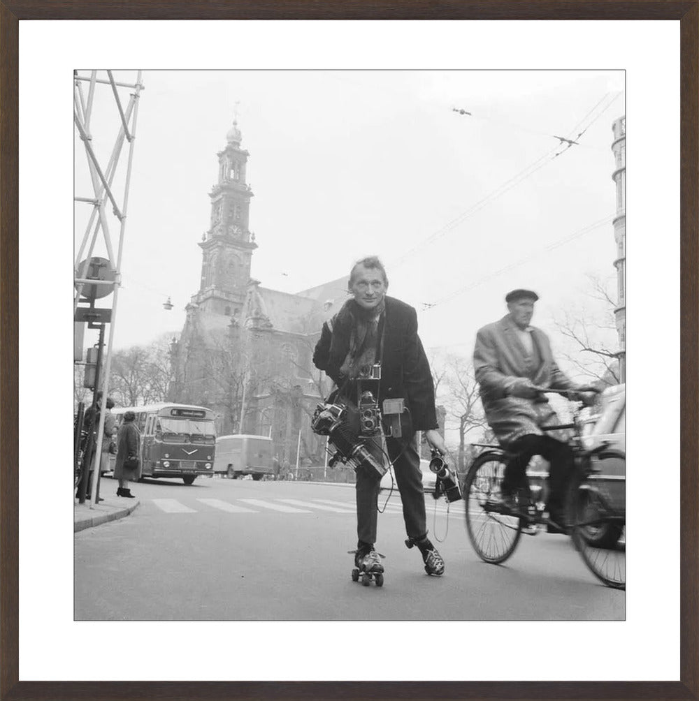 Rolschaatsen voor de Westerkerk - 1966