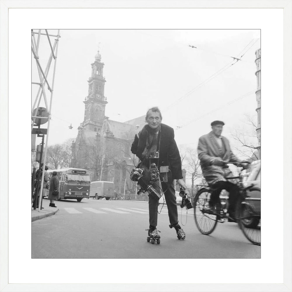 Rolschaatsen voor de Westerkerk - 1966