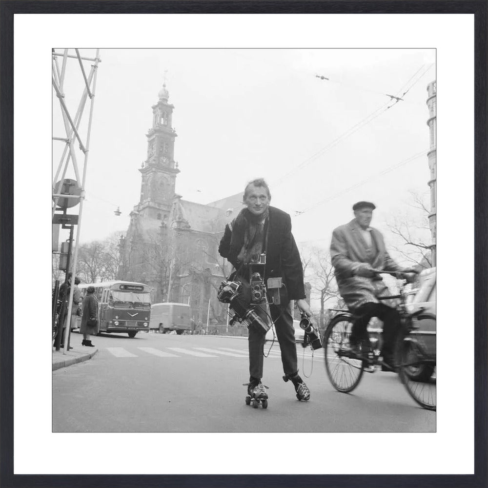 Rolschaatsen voor de Westerkerk - 1966
